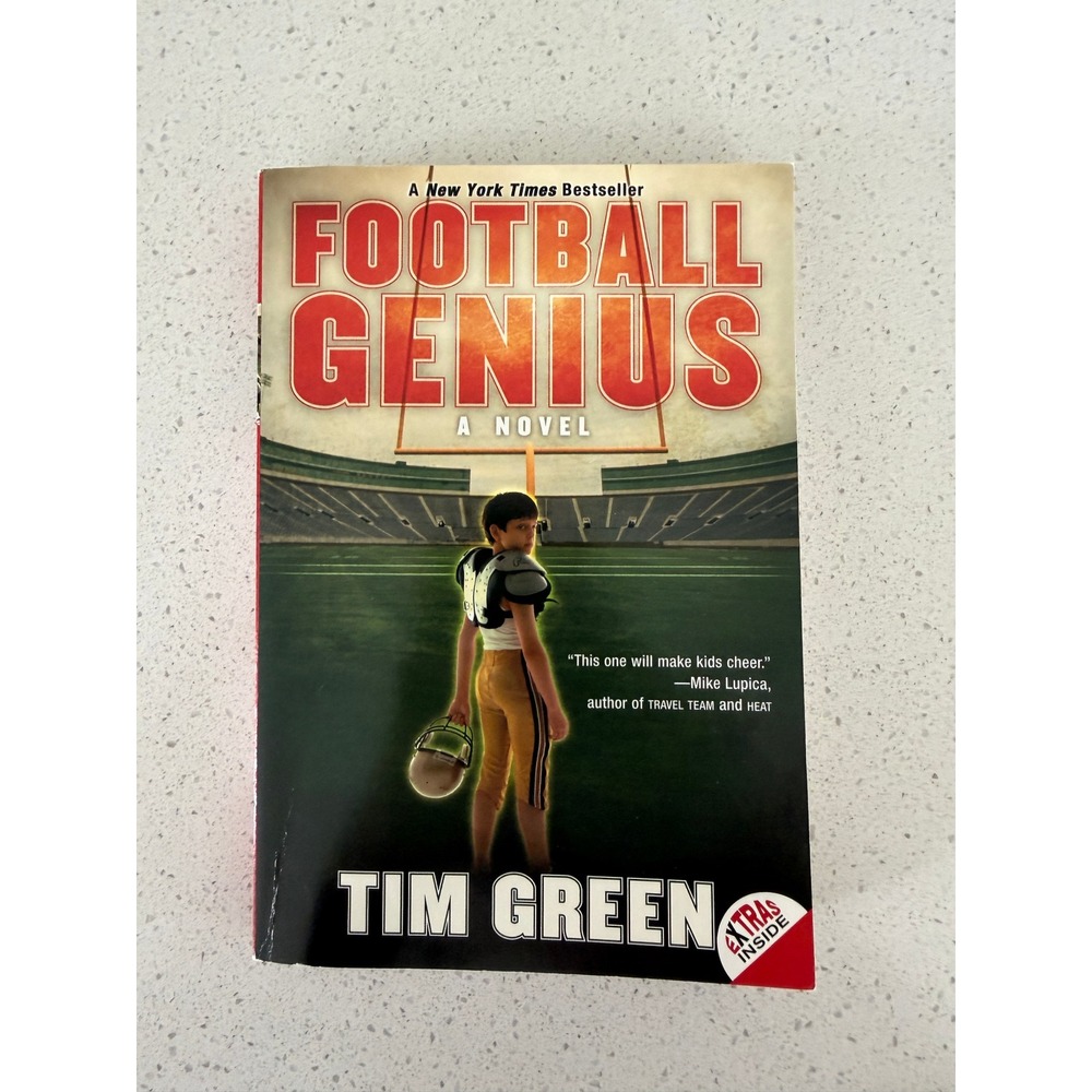 Football Genius by Tim Green Paperback Novel Atlanta Falcons Sports Fiction YA